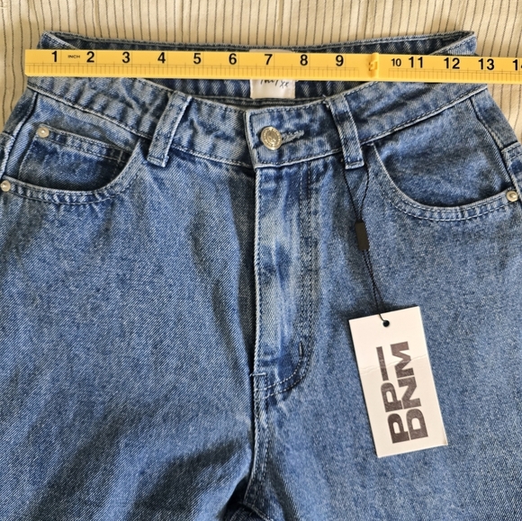 Princess Polly CABARITA Lounge Denim Flared Jeans Medium Wash size 4 NWT - Picture 6 of 9